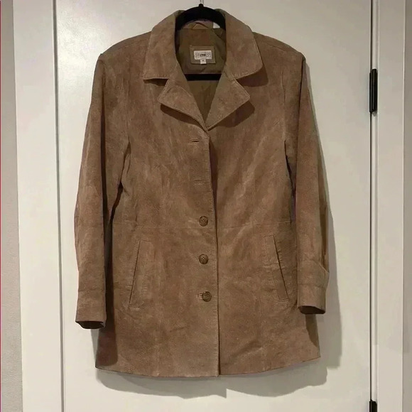 Target Jackets & Blazers - Vintage Target Real Suede Tan Women's Jacket - Size 10